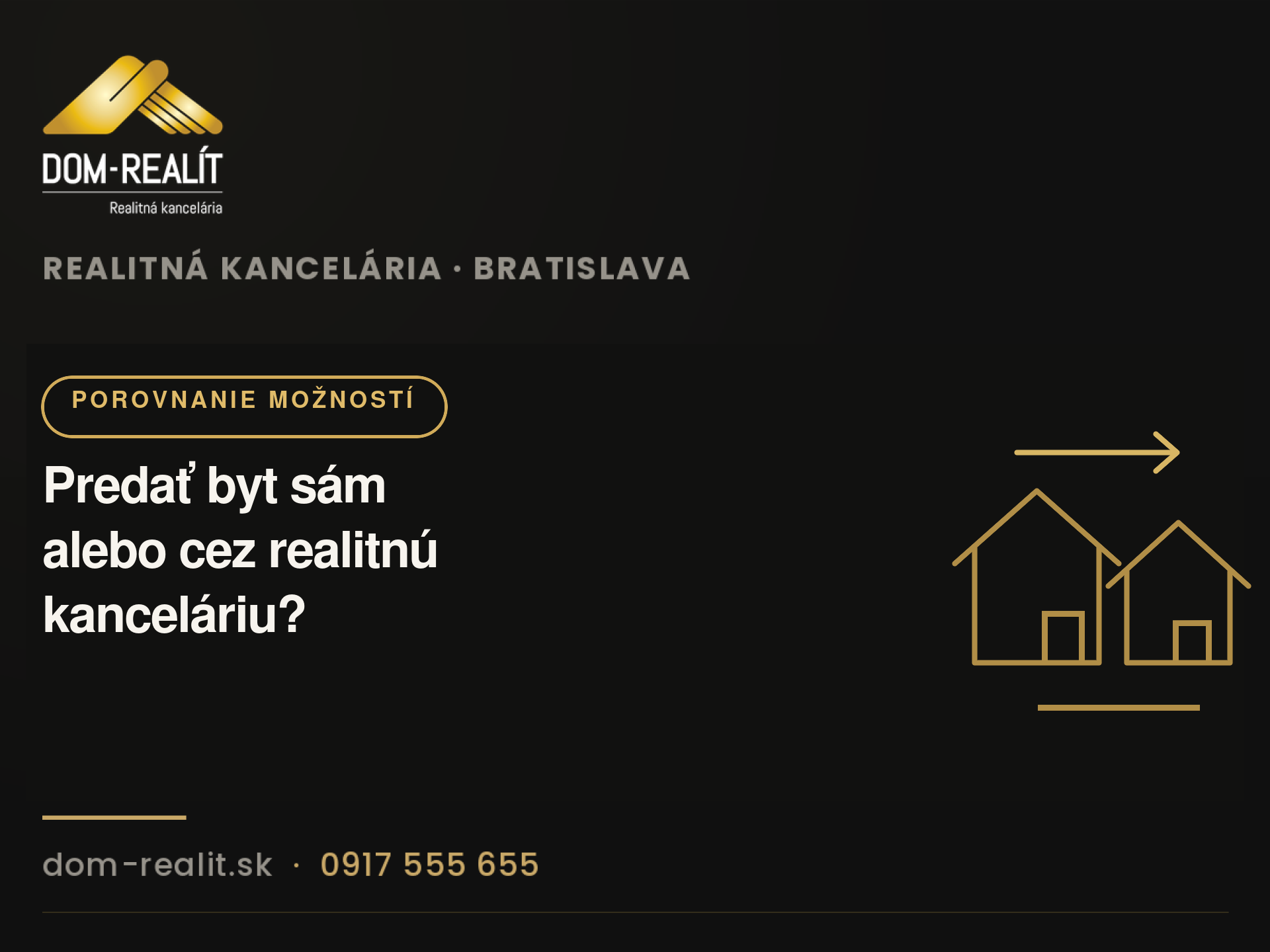 Predať byt sám alebo cez realitku? Porovnanie pre Bratislavu