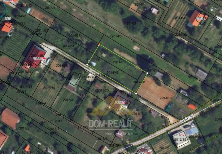 Nehnuteľnosť DOM-REALÍT,  ponúka pozemok na Zobore -Nitra