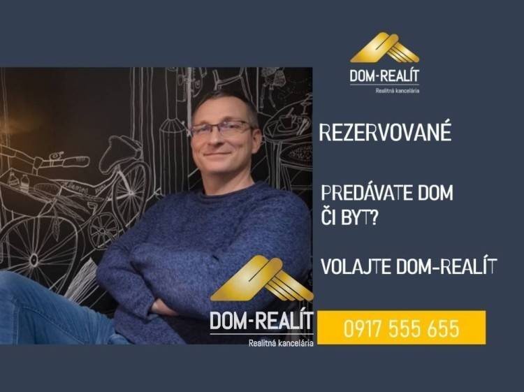 Nehnutelnost DOM-REALÍT ponúka príjemnú dvojgarsónku na Vígľašskej ulici, kompletná rekonštruckia